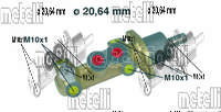 Цилиндр главный тормозной d=20.64mm чугун Fiat Uno METELLI-050044= fiat-71738446 Цилиндр главный тормозной d=20.64mm чугун Fiat Uno METELLI-050044= fiat-71738446