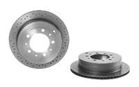 Диск тормозной задний 345mm LC200 перфорированный 4243160290= BREMBO-09A9671X Диск тормозной задний 345mm LC200 перфорированный 4243160290= BREMBO-09A9671X