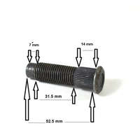 Шпилька колесная VW T2 56mm M14x1.5mm задняя ступица