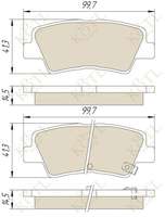 Колодки тормозные задние Elantra/Solaris/Accent, Kia Soul all 09> KOTL-3537kt= Sangsin=SP1401= sangsin-SP1239= TRW-GDB3494=Hyundai-58302A6A31 с индикатором износа механическим i30 ceed Колодки тормозные задние Elantra/Solaris/Accent, Kia Soul all 09> KOTL-3537kt= Sangsin=SP1401= sangsin-SP1239= TRW-GDB3494=Hyundai-58302A6A31 с индикатором износа механическим i30 ceed
