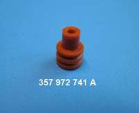 Уплотнитель провода 1,5mm2 для автомобильного разъёма красный аналог 1J0972741A Уплотнитель провода 1,5mm2 для автомобильного разъёма красный аналог 1J0972741A