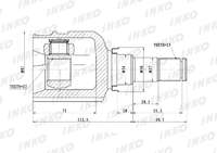 ШРУС Внутренний 23/23 Corolla E12 MT INKO-429048= toyota-4304002030= LYNXauto-CI3718 ШРУС Внутренний 23/23 Corolla E12 MT INKO-429048= toyota-4304002030= LYNXauto-CI3718