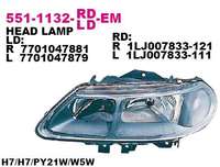 Фара передняя вместе с поворотником левая рестайлинг renault laguna depo-5511132LLDEM Фара передняя вместе с поворотником левая рестайлинг renault laguna depo-5511132LLDEM