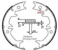 Колодки ручного тормоза 170x40mm Avensis (T22)Camry V40/V50 toyota-4654020060= ATE-03013704022= TRW-gs8714= SUFIX-SY1067 ось/штифт/палец d=9mm!!! Колодки ручного тормоза 170x40mm Avensis (T22)Camry V40/V50 toyota-4654020060= ATE-03013704022= TRW-gs8714= SUFIX-SY1067 ось/штифт/палец d=9mm!!!