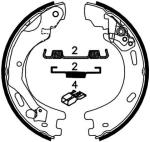 Колодки ручного тормоза, стояночного FERODO-FSB4062= Brembo-S44509= Land Rover-SFS500012= Land Rover-LR021877 Колодки ручного тормоза, стояночного FERODO-FSB4062= Brembo-S44509= Land Rover-SFS500012= Land Rover-LR021877