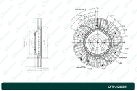 Диск тормозной перфорированный вентилируемый правый LEXUS NX (_Z1_)RX (_L1_) TOYOTA RAV 4 IV (_A4_) GBRAKE-gfr20952r d=328x28mm in141mm Диск тормозной перфорированный вентилируемый правый LEXUS NX (_Z1_)RX (_L1_) TOYOTA RAV 4 IV (_A4_) GBRAKE-gfr20952r d=328x28mm in141mm