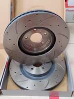 Диск тормозной с насечками и перфорацией LH D=355mm H=49.3mm d1=68mm d2=150mm T=32mm Диск тормозной с насечками и перфорацией LH D=355mm H=49.3mm d1=68mm d2=150mm T=32mm
