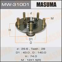 Ступица колеса MITSUBISHI OUTLANDER 07- передн. masuma-MW31001= LEDO-80031LCHB= FENOX-WH10111= STELLOX-4215174SX Ступица колеса MITSUBISHI OUTLANDER 07- передн. masuma-MW31001= LEDO-80031LCHB= FENOX-WH10111= STELLOX-4215174SX