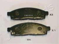 Колодки передние MMC L200 4605A198= 4605A284= PN3809= GDB3435= PA504AF= BB0367 Колодки передние MMC L200 4605A198= 4605A284= PN3809= GDB3435= PA504AF= BB0367