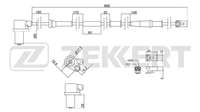 Датчик АБС передний слева Hyundai Accent 9567125200= HP-820704755= Hans Pries-820704001= Zekkert-SE6085 Датчик АБС передний слева Hyundai Accent 9567125200= HP-820704755= Hans Pries-820704001= Zekkert-SE6085