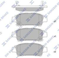 Колодки задние дисковые Toyota Alphard sangsin-sp1423= Lynx-LYNXauto-BD7574= toyota-0446628080= toyota-0446628030 Колодки задние дисковые Toyota Alphard sangsin-sp1423= Lynx-LYNXauto-BD7574= toyota-0446628080= toyota-0446628030